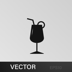 cocktail icon. Elements of travel illustration icons. Signs, symbols can be used for web, logo, mobile app, UI, UX