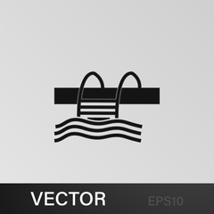 swimming pool icon. Elements of travel illustration icons. Signs, symbols can be used for web, logo, mobile app, UI, UX