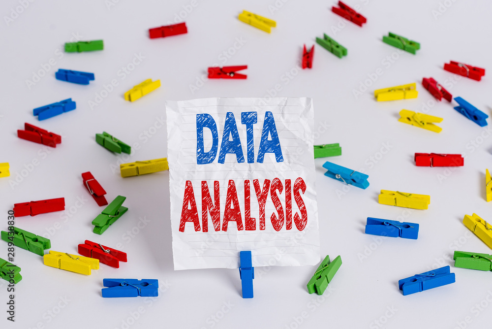 Poster text sign showing data analysis. business photo showcasing translate numbers to analytical conclusio