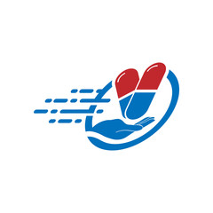 Pills icon isolated on white background. Pills icon simple sign