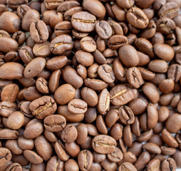 roasted coffee beans can be used as a background