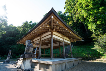 The shrines in Nara