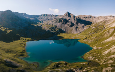 Fototapeta na wymiar Swiss Alps Outdoors hiking
