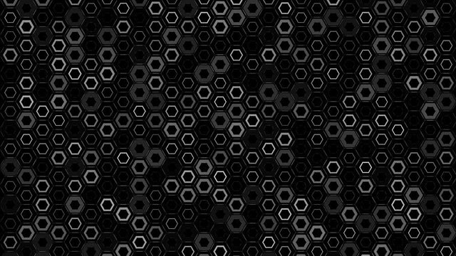 Alpha Channel Tample Hexagon Grid 4k Video Animation