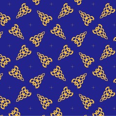 Vintage geometric pattern in retro 80s style. Textile fashionable retro design.