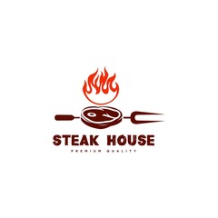 grill barbecue logo design