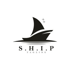 ship luxury logo design