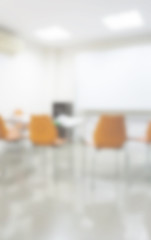 blur background Student chair
