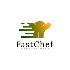 Food logo, fast food concept icon-vector