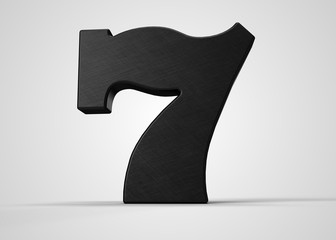 Slots 7 Symbol Slot Machine Reel Casino 3D Render