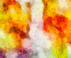 Abstract colorful stripes. Digital design painting impressionism artwork. Hand drawn artistic pattern. Modern art. Good for printed pictures, postcards, posters or wallpapers and textile printing.