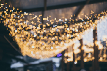 Christmas abstract bokeh