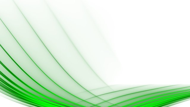 light green wave white background.