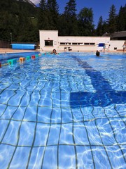 swimming pool in hotel