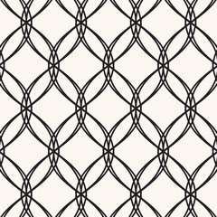 Fototapeta premium Curve linear vector pattern repeating linear abstract. pattern is on swatch panel.