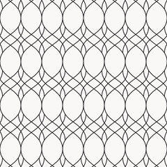 Fototapeta premium Curve linear vector pattern, repeating linear abstract. pattern is on swatch panel.