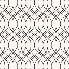 Fototapeta premium Curve linear vector pattern, repeating linear abstract. pattern is on swatch panel.