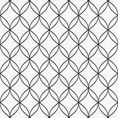 Naklejka premium Curve linear vector pattern, repeating linear abstract. pattern is on swatch panel.