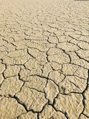 dry cracked earth