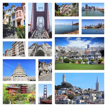 San Francisco collage