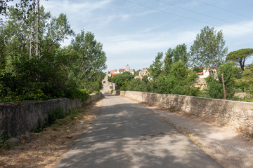 The august road as it passes through the senia