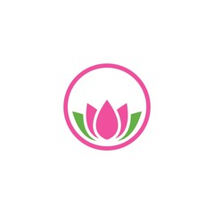 Lotus flowers logo