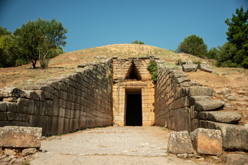 The entrance of the 