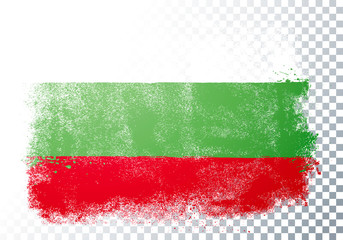 Vector Illustration Distortion Grunge Flag Of Bulgaria