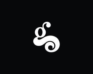 Creative Professional Trendy Letter G Logo Design in Black and White Color , Initial Based Alphabet Icon Logo