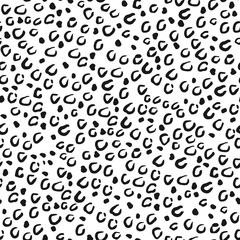 Seamless leopard pattern. Vector illustration