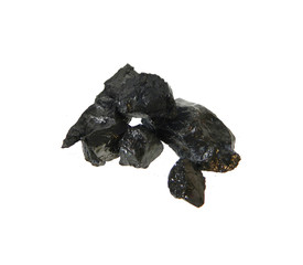 coal isolated on white background