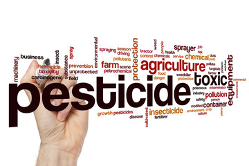 Pesticide word cloud