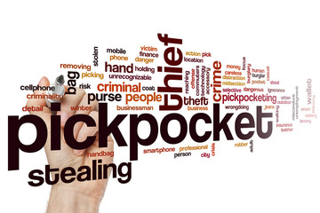 Pickpocket word cloud