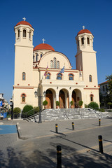 Fototapeta na wymiar Vier Märtyrerkirche in Rethymnon, Kreta, Griechenland