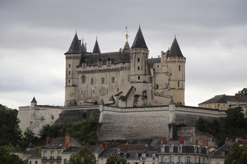 Fototapeta na wymiar Chateau Saumur sur Loire, Frankreich