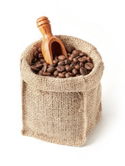 Bag with coffee beans