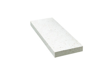 Cement pad on white background