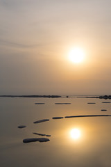 Winter water of the Dead Sea