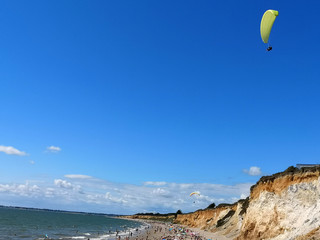 Paysage de bretagne - plage de la mine d'or dans le morbihan