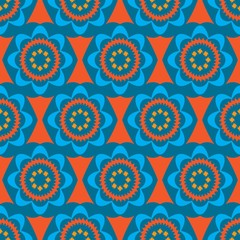 Seamless, vector African design print pattern