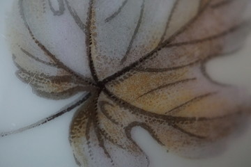 leaf painted background autum