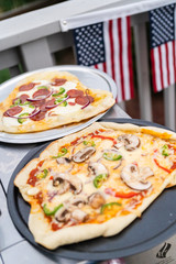 Grilled pizza