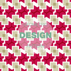 seamless pattern in colors with geometric elements. Pattern in hipster style. Pattern is suitable for posters, postcards, fabric or wrapping paper