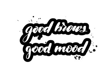 Vector calligraphy illustration isolated on white background. Typography for banners