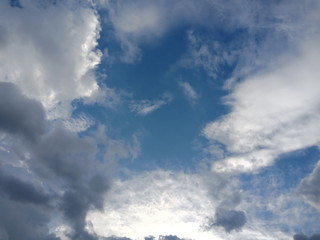 Obraz premium blue sky with clouds