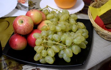 fresh fruit in bowl food vegetarian