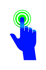 hand switch symbol cursor icon