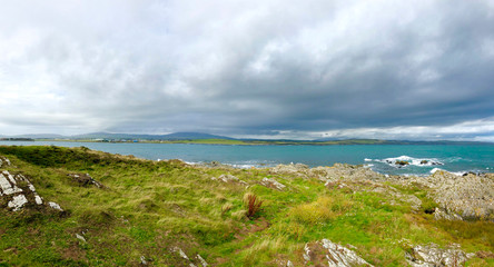 Ronaldsway Airport Isle of Man from St Michael's Isle British Isles