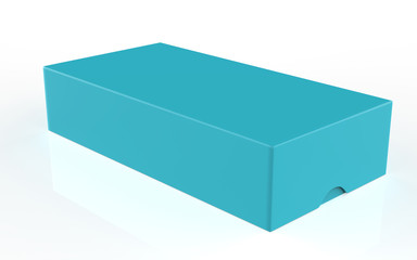 Mock Up Original Box, packaging Design for Candy, Snack in Isolated on a white Background with Work paths. 3d illustration