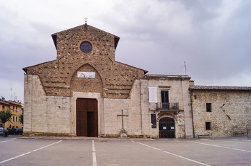 Fototapeta na wymiar Saint Augustin church, Colle Val d'Elsa, Tuscany, Italy